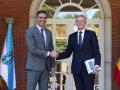 Alfonso Rueda visitó la Moncloa el 28 de julio de 2022