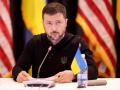 El presidente de Ucrania, Volodimir Zelenski, habla durante una reunión del Grupo de Contacto de Defensa de Ucrania