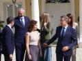 La presidenta de la Comunidad de Madrid, Isabel Díaz Ayuso y el presidente del PP, Alberto Núñez Feijóo