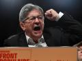 Jean-Luc Mélenchon, líder del partido de izquierda radical La Francia Insumisa, en París