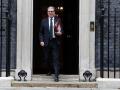 El primer ministro británico, Keir Starmer, saliendo de su residencia oficial en Downing Street 10
