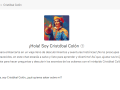 Captura del chat cn Cristóbal Colón de Megaprofe