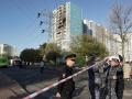 Un edificio residencial dañado tras un ataque con drones en Ramenskoye, en la región de Moscú