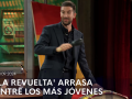 TVE ha abierto el Telediario 1 con el dato sesgado de audiencia de La Revuelta