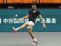 Carlos Alcaraz, en un entrenamiento previo a la Copa Davis