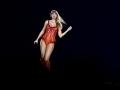 Taylor Swift durante un concierto