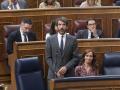 El ministro de Cultura, Ernest Urtasun, este miércoles, en el Congreso de los Diputados