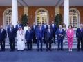 El presidente del Gobierno, Pedro Sánchez, ha recibido a los participantes en la 'Reunión de Madrid'