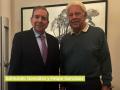 Felipe González durante su reunión con el opositor venezolano Edmundo González