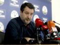 El vicepresidente de Italia, Matteo Salvini, en una conferencia de prensa