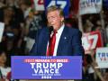 El candidato demócrata Donald Trump en un mitin en Las Vegas, el 13 de septiembre