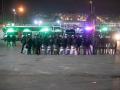 Las fuerzas de seguridad marroquíes desplegadas en Ceuta este lunes