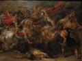 La batalla de Constantino y Licinio, de Rubens, hacia el siglo XVII