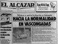 El periódico 'El Alcázar' desapareció en el año 1987.