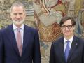 El Rey con Salvador Illa, este miércoles en La Zarzuela
