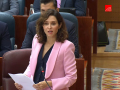 La presidenta de la Comunidad de Madrid, Isabel Díaz Ayuso
