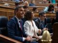 Pedro Sánchez junto a María Jesús Montero y Félix Bolaños