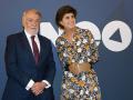 El exministro y presidente de la asociación cultural Neos, Jaime Mayor Oreja y la expresidenta del PP vasco, María San Gil