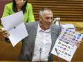 El portavoz de Compromís en las Cortes Valencianas, Joan Baldoví