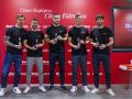Acto de homenaje a los cinco equipos madrileños en Primera División