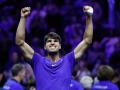 Carlos Alcaraz, durante la Laver Cup