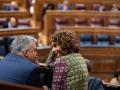 María Jesús Montero y el secretario de Organización del PSOE, Santos Cerdán