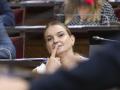 La presidenta balear, Marga Prohens, en el Parlamento