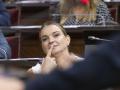 La presidenta balear, Marga Prohens, en el Parlamento