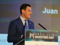 El presidente de la Junta de Andalucía, Juanma Moreno, este miércoles en Sevilla