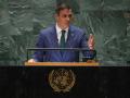 El presidente del Gobierno, Pedro Sanchez, durante la 79º sesión de la Asamblea General de la ONU