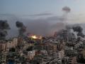 Beirut, capital de el Líbano, bombardeada por el Ejército israelí