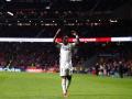 Vinicius celebra un gol en el Cívitas Metropolitano