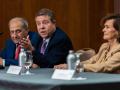 El presidente de la Junta de Comunidades de Castilla-La Mancha, Emiliano García-Page; la presidenta del Consejo de Estado, Carmen Calvo, y el presidente de las Cortes, Pablo Bellido, inauguran las XXIII Jornadas Nacionales de la Función Consultiva que organiza el Consejo Consultivo de Castilla-La Mancha