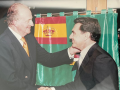 Rey Juan Carlos I y Pedro Campos en 2005