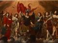 Los siete arcángeles, pintados por Massimo Stanzione en las Descalzas Reales de Madrid