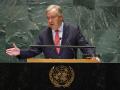 Antonio Guterres en su intervención durante la 79ª Asamblea de la ONU