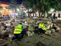 Técnicos de Emacsa intervienen en la fuente de la Magdalena