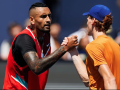 Jannik Sinner y Nick Kyrgios, en una imagen de archivo