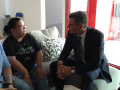 El presidente del Gobierno, en casa de Ángel y Karen, en Barcelona