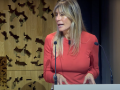 Begoña Gómez, en un acto de su máster celebrado en el CaixaForum