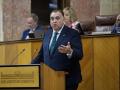 Arturo Bernal, en el Pleno del Parlamento