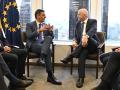 Sánchez e Infantino coincidieron hace solo unas semanas en Nueva York