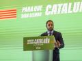 El secretario general de Vox, Ignacio Garriga, en la rueda de prensa