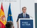 El presidente del PP, Alberto Núñez Feijóo, en el Foro La Toja 2024