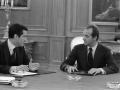 El Rey Don Juan Carlos con el presidente del Gobierno, Adolfo Suárez, al día siguiente del golpe de Estado del 23-F de 1981