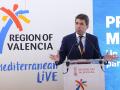 El presidente de la Generalitat Valenciana, Carlos Mazón, este domingo
