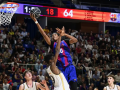 Mohamed Dabone, durante un partido de categorías inferiores entre Barcelona y Real Madrid