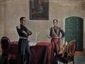 Reunión entre San Martin y Simón Bolívar (Entrevista de Guayaquil)