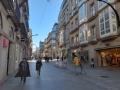Una calle comercial en Vigo