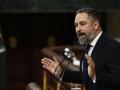 Santiago Abascal, durante su intervención